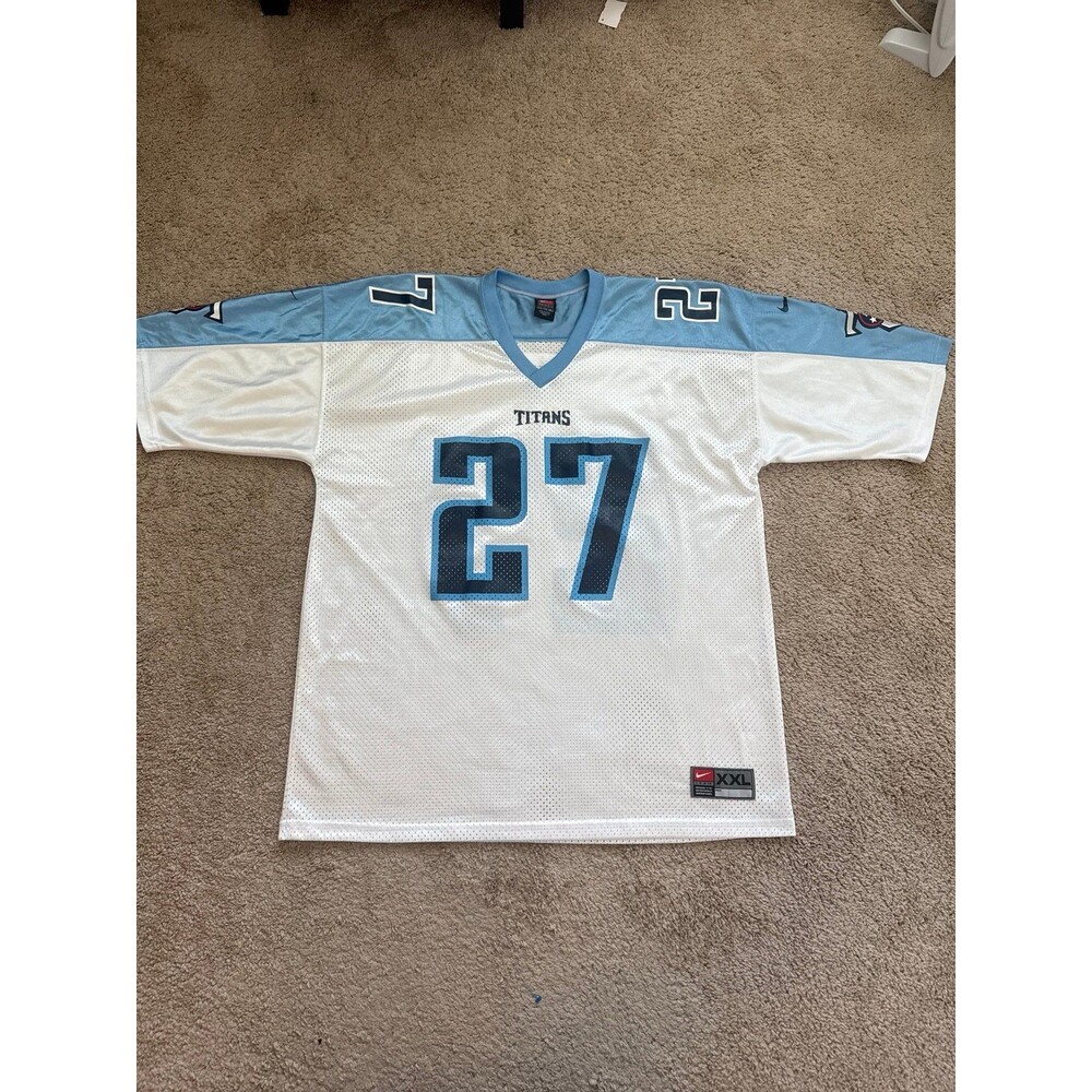 Vintage Eddie George Tennessee Titan Nike Team Men’s NFL Jersey Size XL